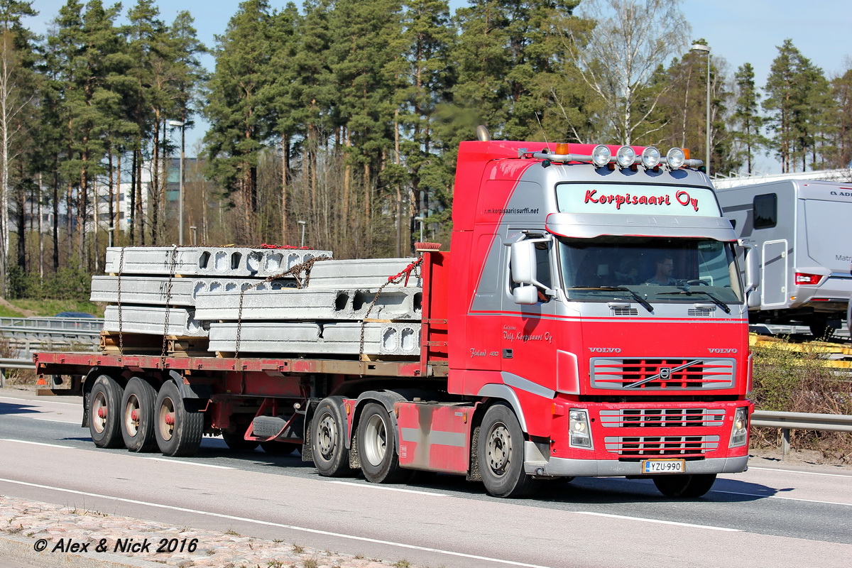 Финляндия, № YZU-990 — Volvo ('2002) FH12.460