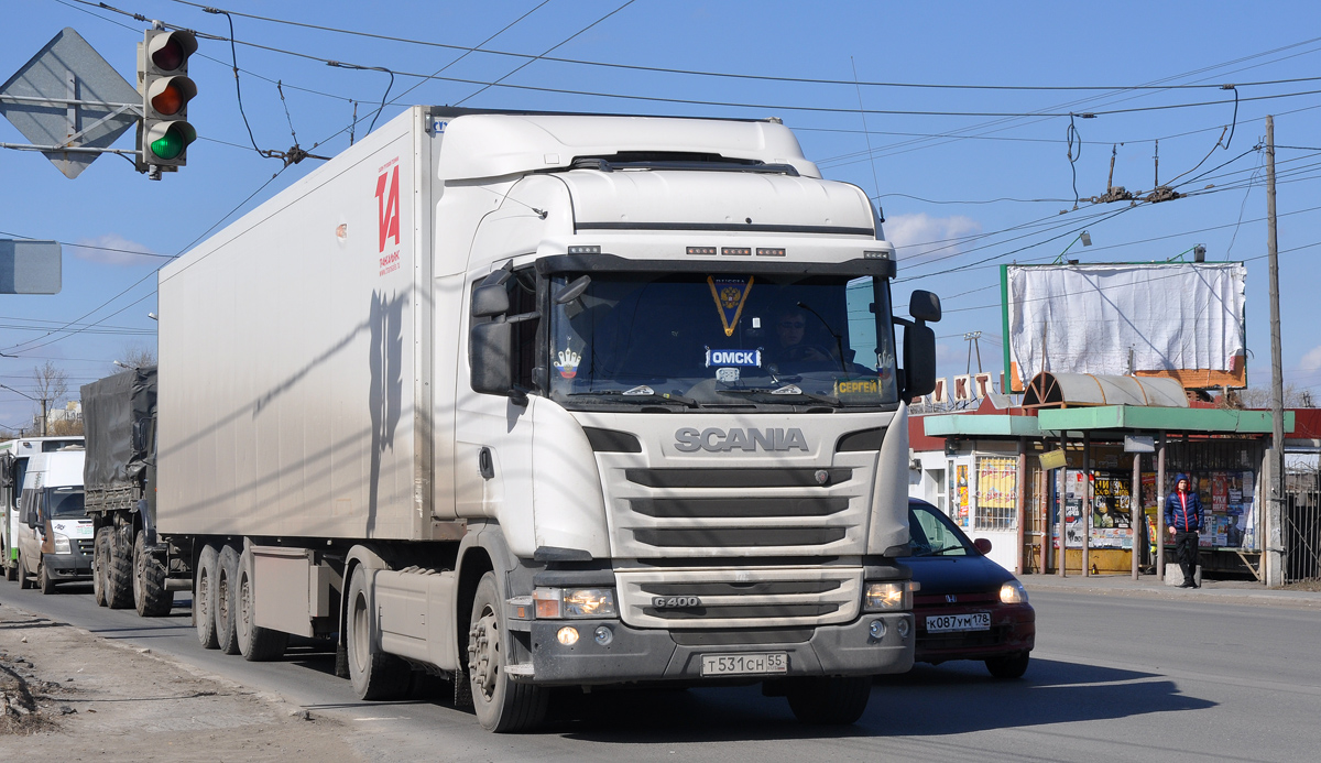 Омская область, № Т 531 СН 55 — Scania ('2013) G400