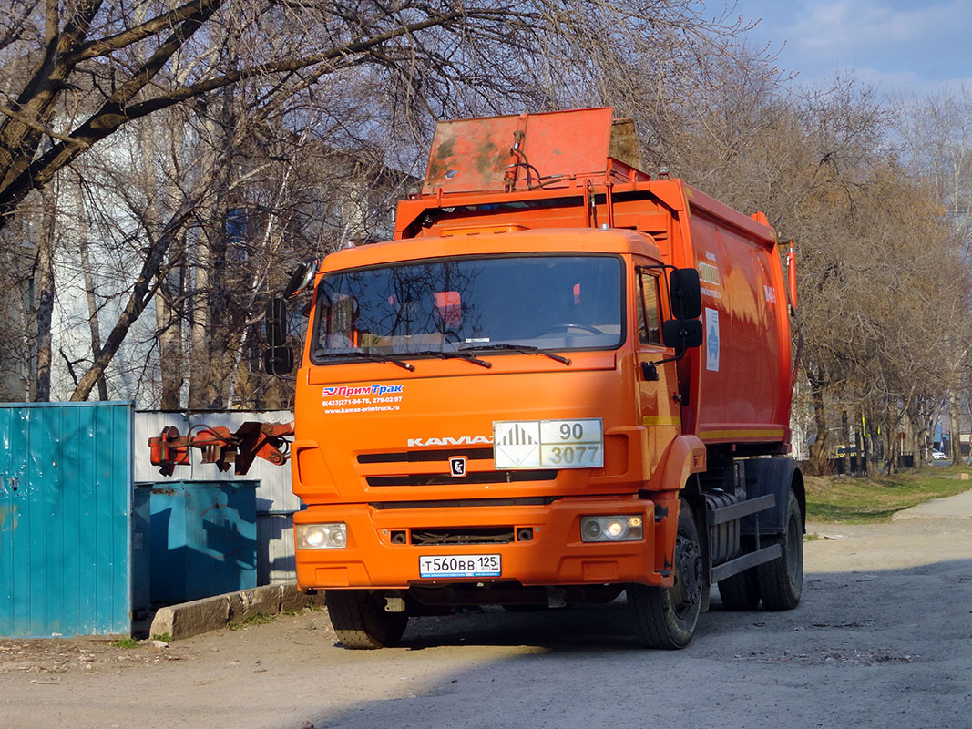 Приморский край, № Т 560 ВВ 125 — КамАЗ-43253 (общая модель)