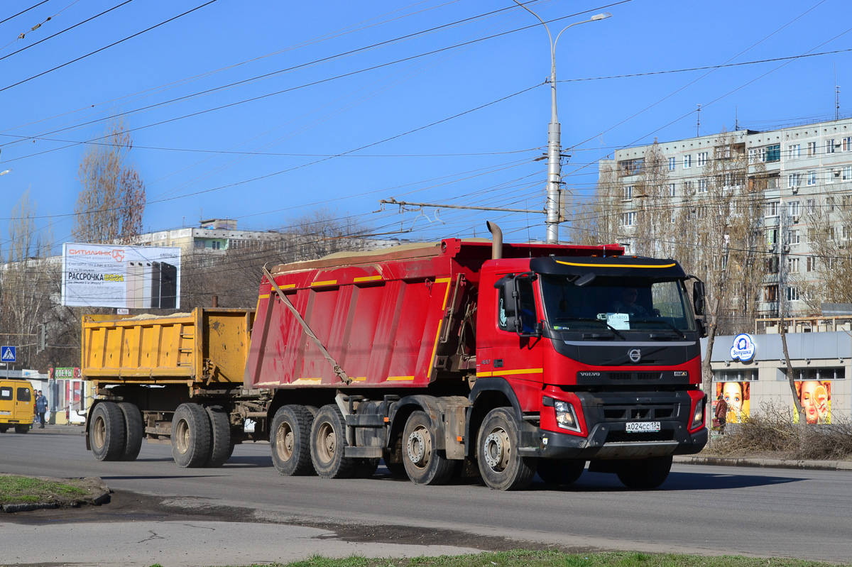 Волгоградская область, № А 024 СС 134 — Volvo ('2013) FMX.460 [X9P]