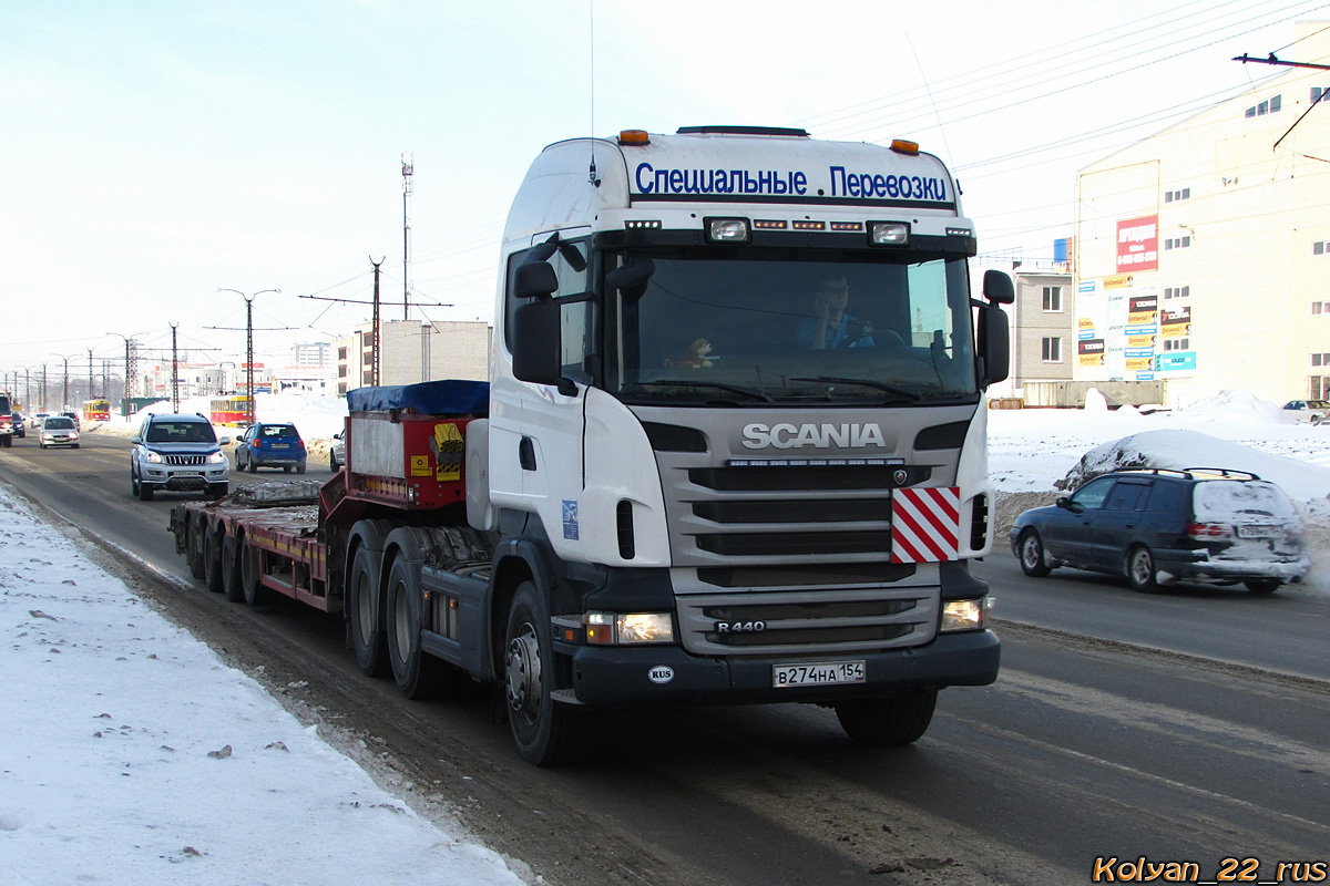 Новосибирская область, № В 274 НА 154 — Scania ('2009) R440