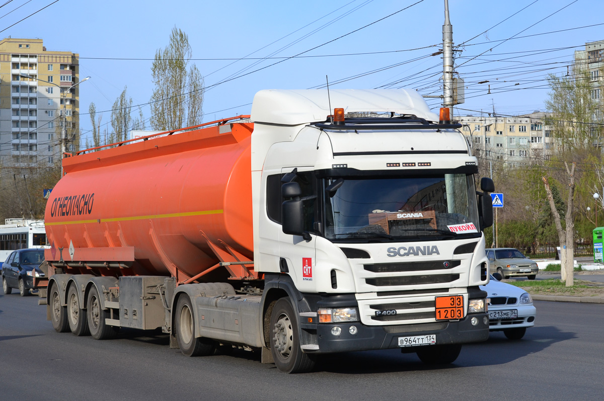 Волгоградская область, № В 964 ТТ 134 — Scania ('2011) P400