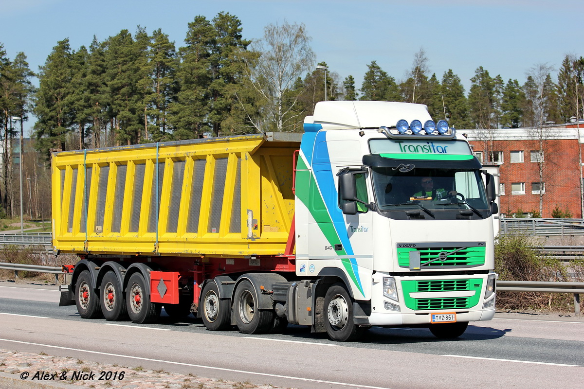 Финляндия, № TVZ-851 — Volvo ('2008) FH.540