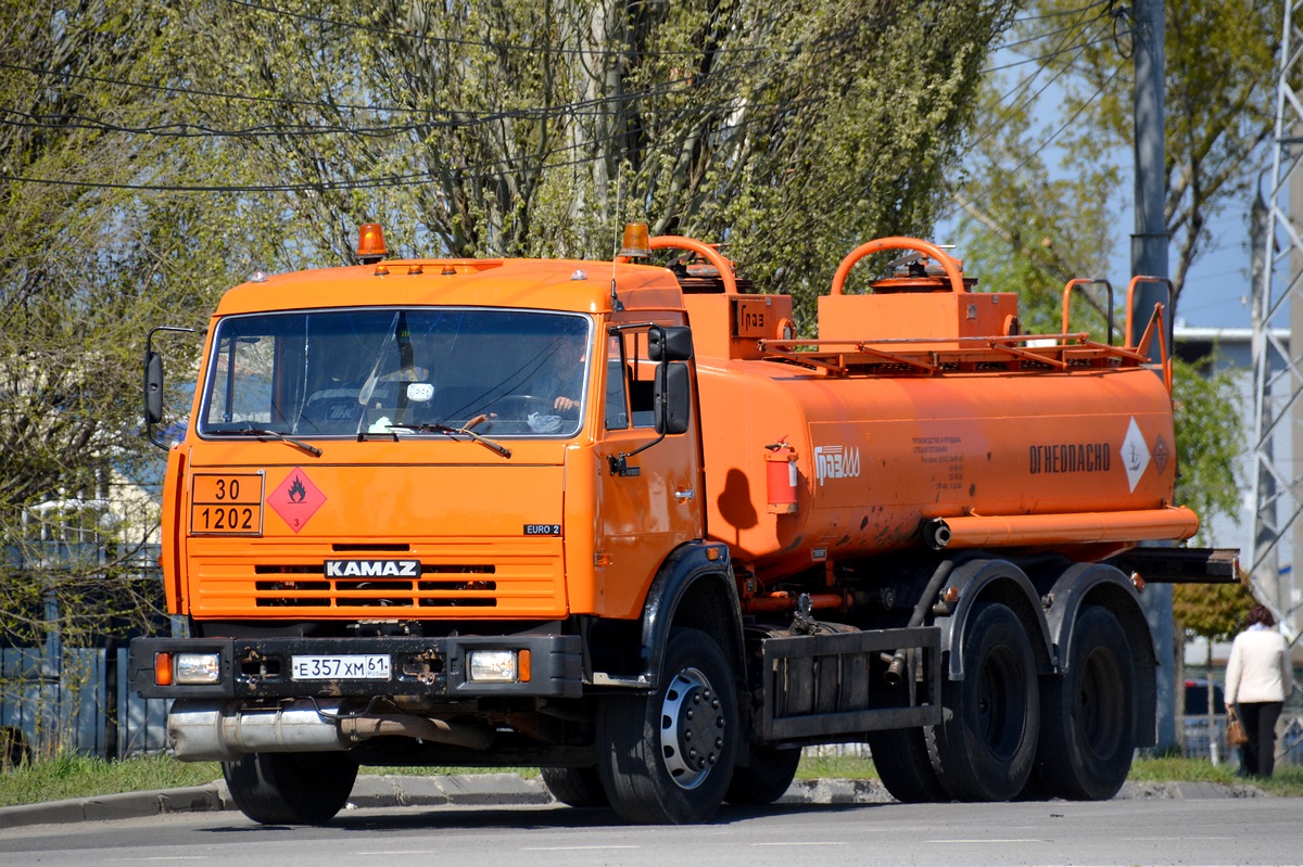Ростовская область, № Е 357 ХМ 61 — КамАЗ-53215 (общая модель)
