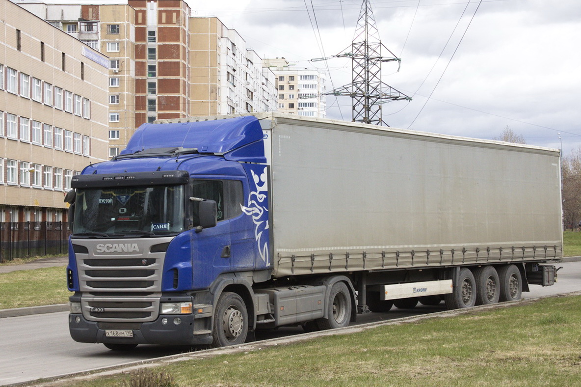 Московская область, № Х 168 УМ 190 — Scania ('2009) G400