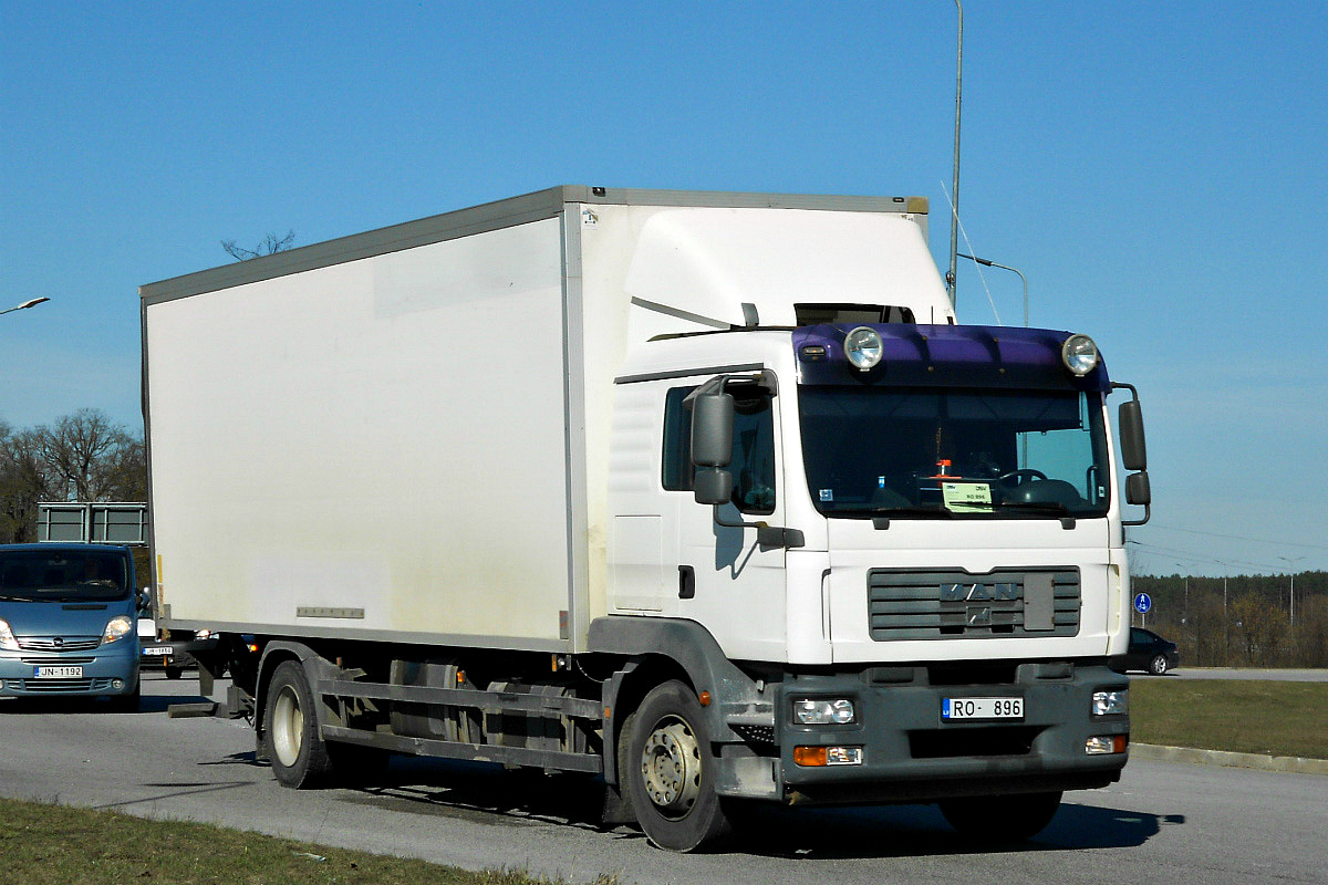 Латвия, № RO-896 — MAN TGM (общая модель)