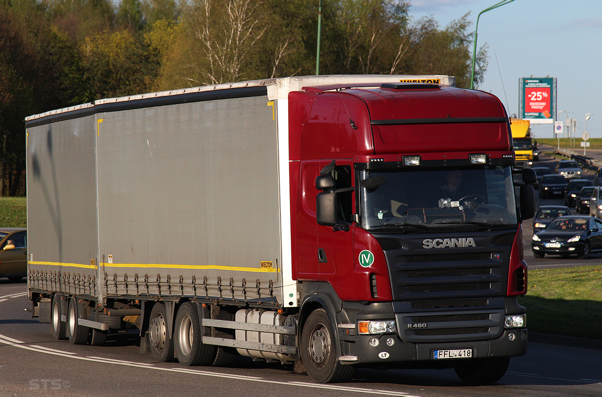 Литва, № FFL 418 — Scania ('2004) R480