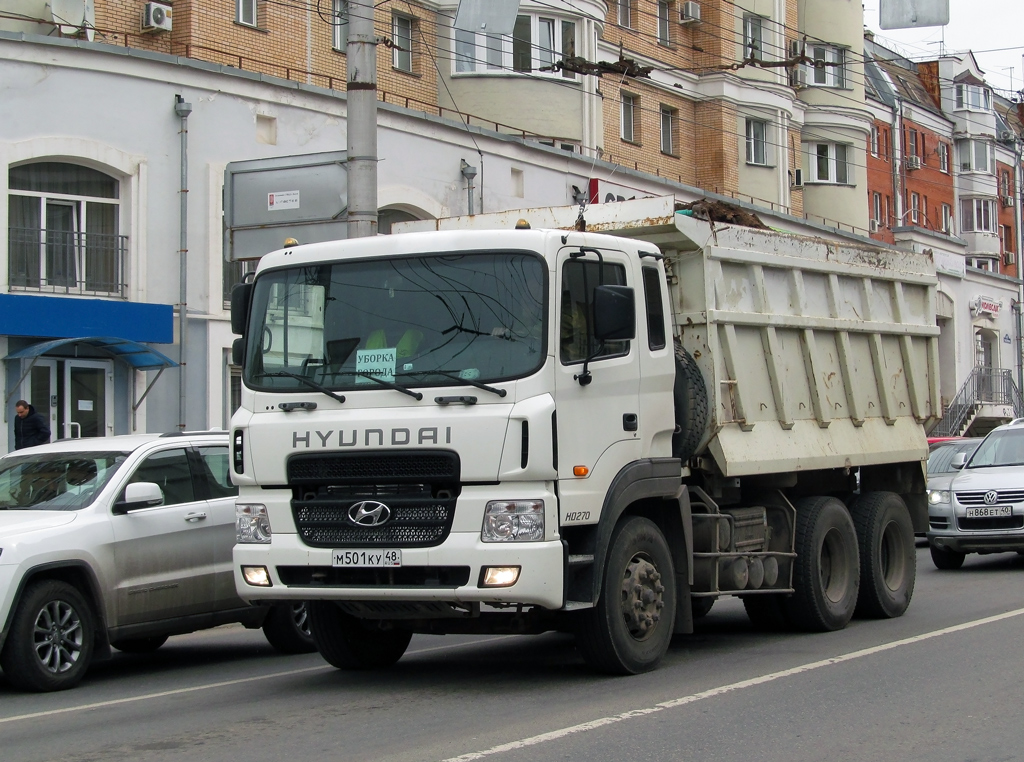 Калужская область, № М 501 КУ 48 — Hyundai Power Truck HD270