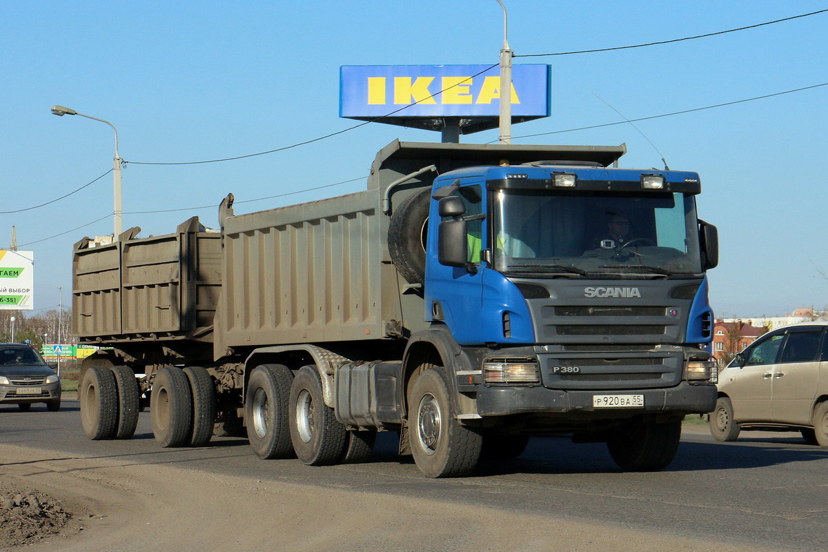 Омская область, № Р 920 ВА 55 — Scania ('2004) P380