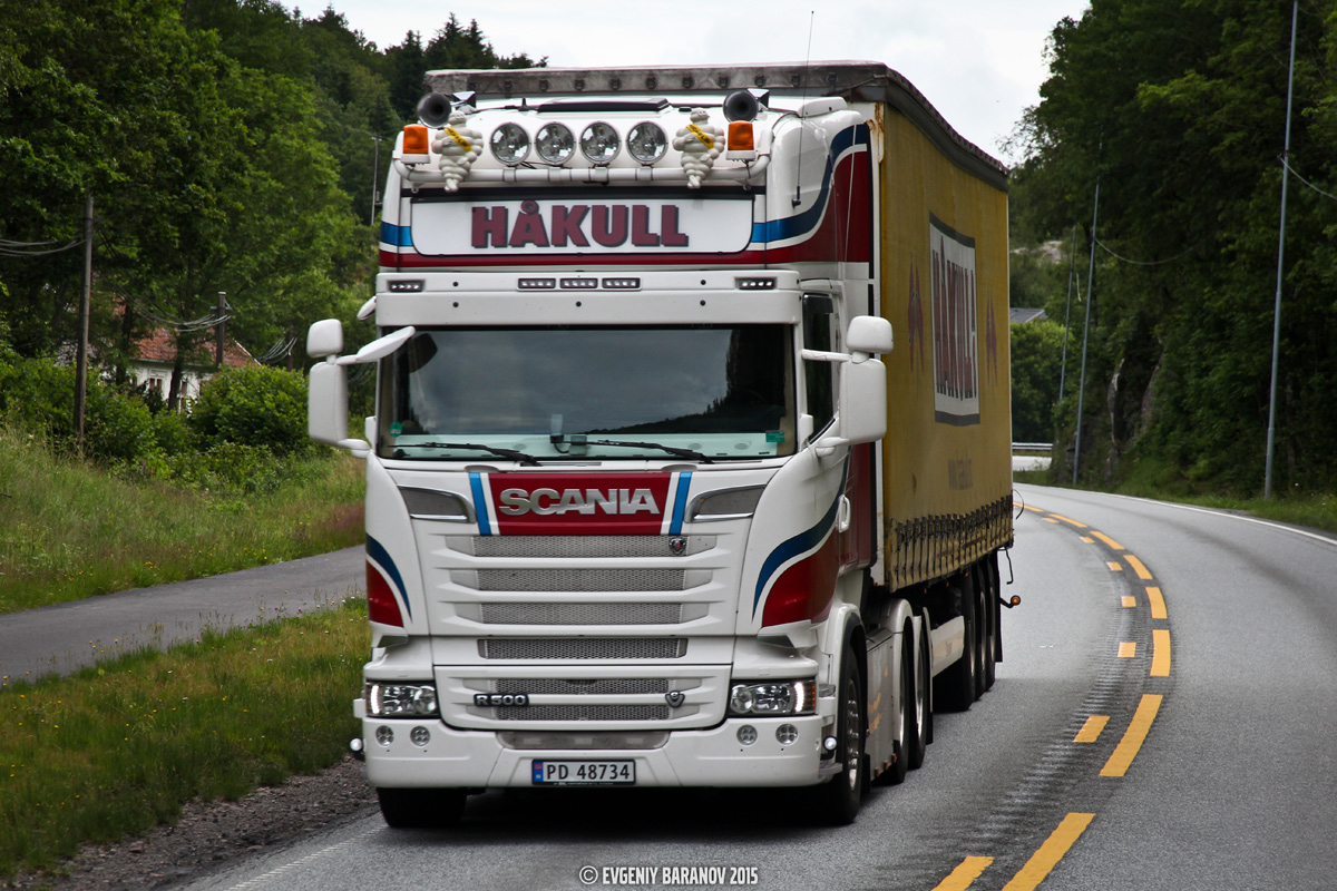 Норвегия, № PD 48734 — Scania ('2013) R500