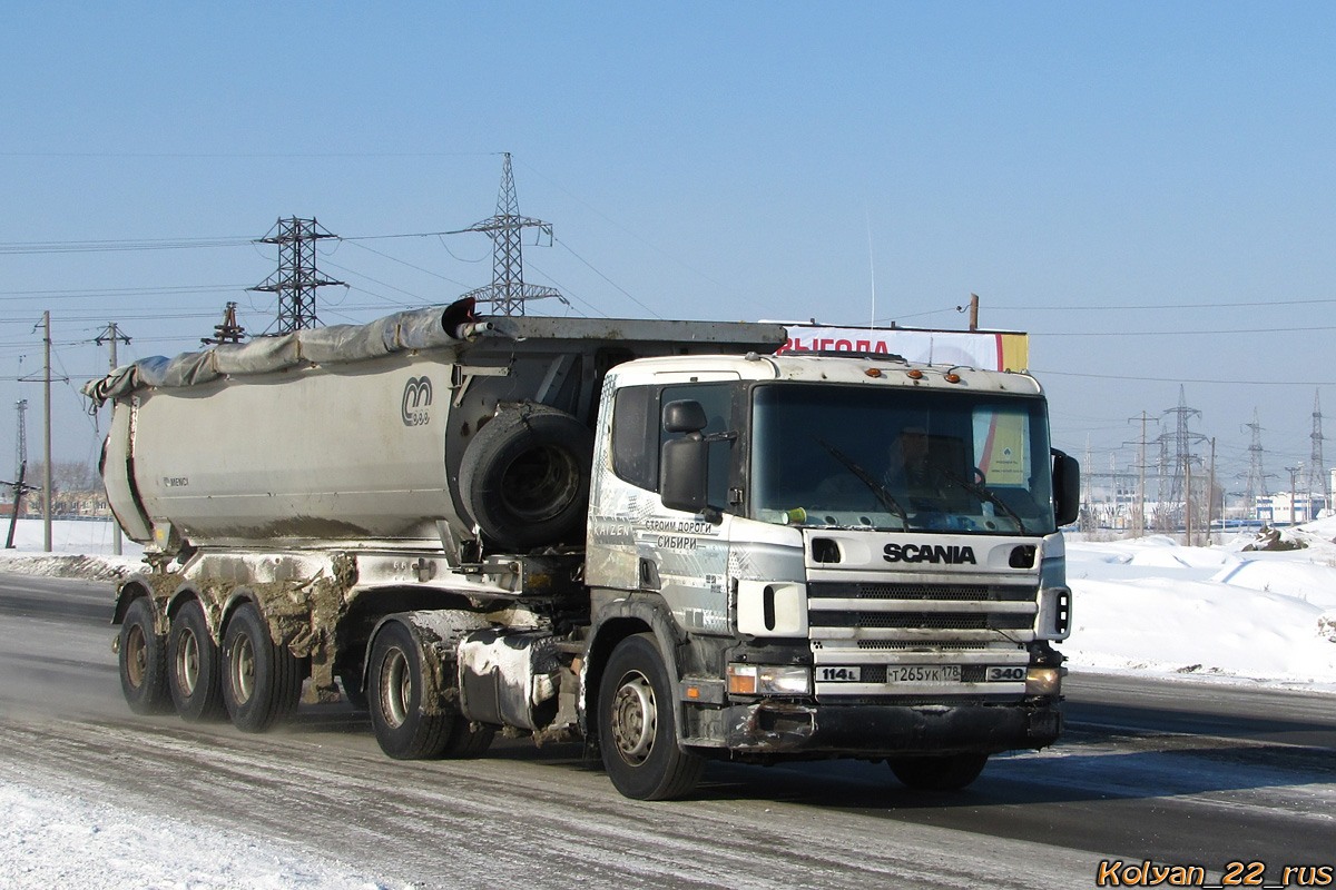 Новосибирская область, № Т 265 УК 178 — Scania ('1996) P114L