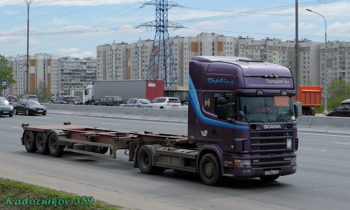 Москва, № У 578 МЕ 197 — Scania ('1996) R114L