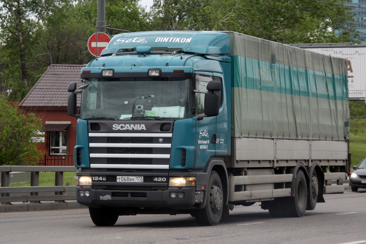 Москва, № Т 068 ВК 177 — Scania ('1996) R124G