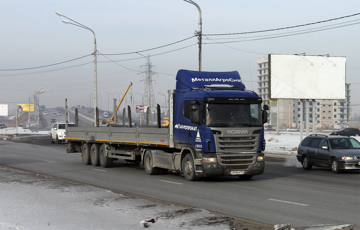 Новосибирская область, № С 649 КВ 154 — Scania ('2009) G400