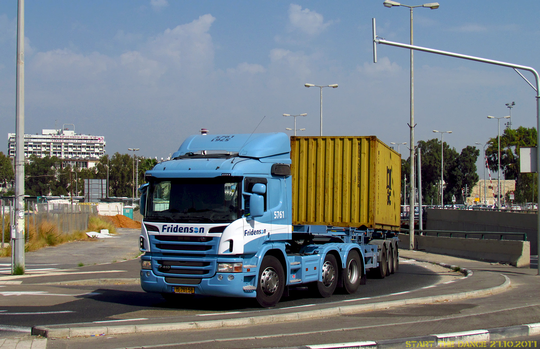 Израиль, № 15-761-58 — Scania ('2011) P410