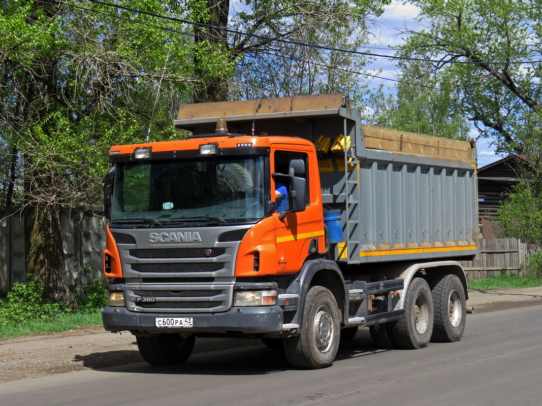 Кировская область, № С 600 РА 43 — Scania ('2011) P380