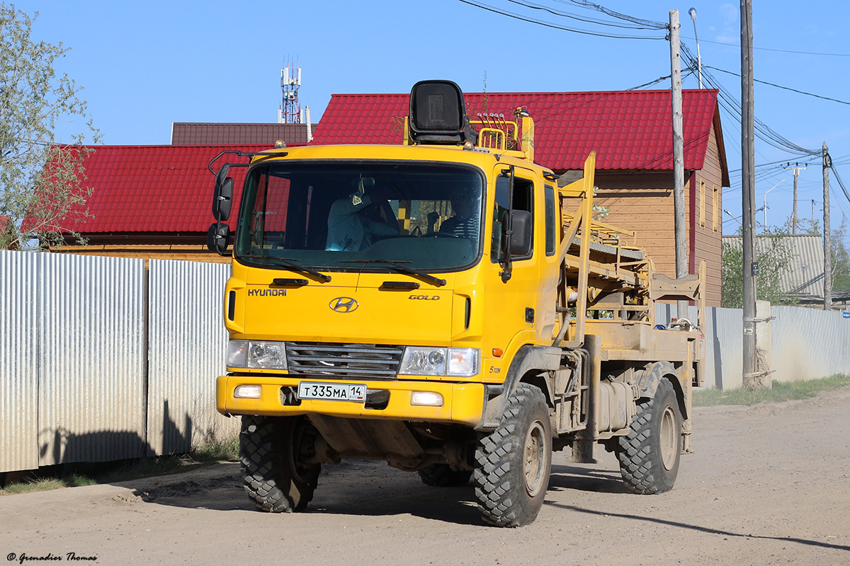 Саха (Якутия), № Т 335 МА 14 — Hyundai Mega Truck HD120 — Фото — Фототрак