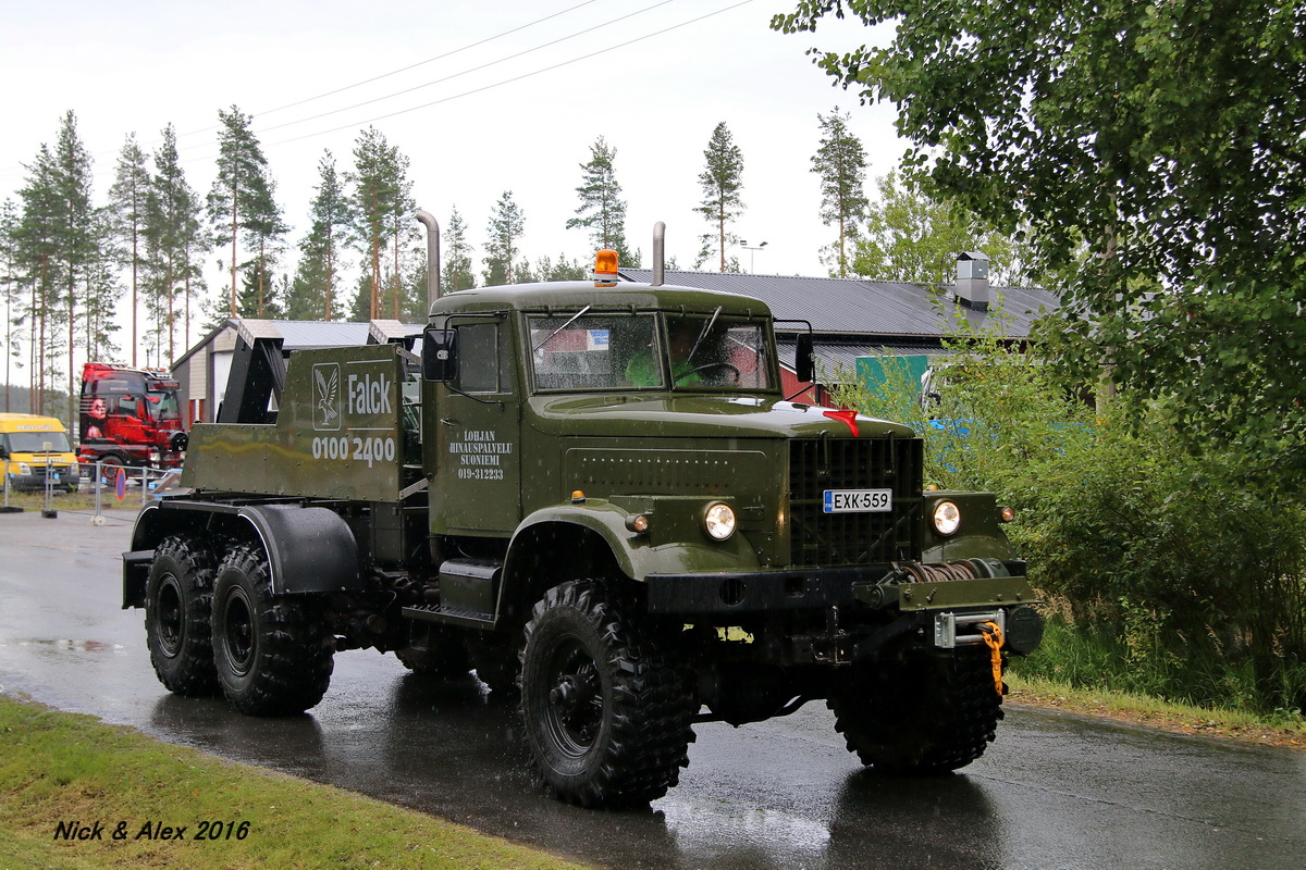 Финляндия, № EXK-559 — КрАЗ-255 (общая модель)