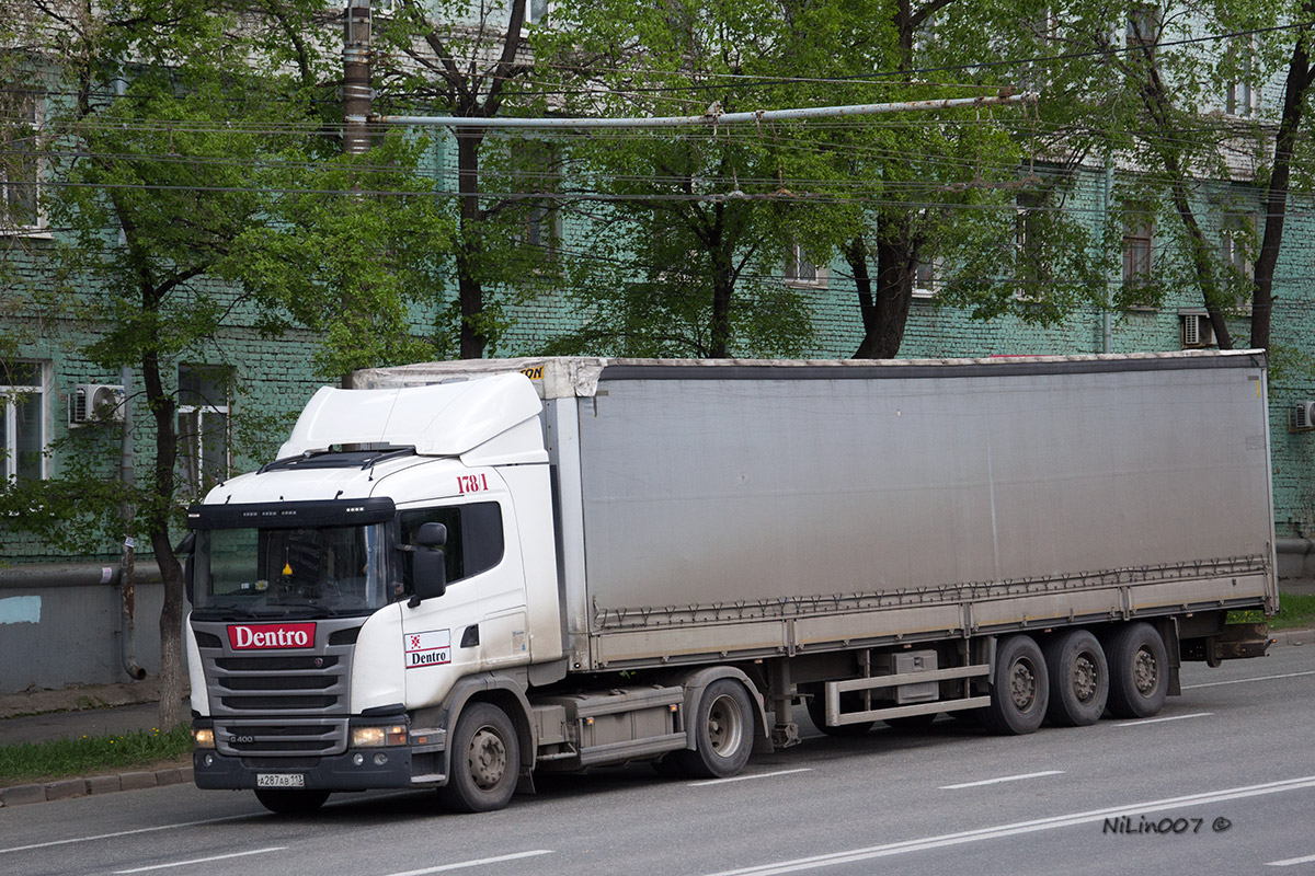 Мордовия, № А 287 АВ 113 — Scania ('2013) G400