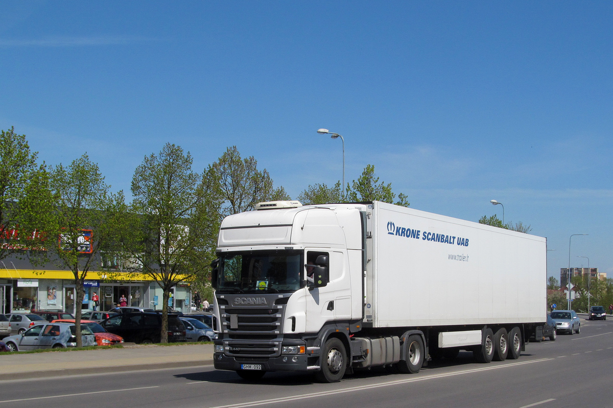 Литва, № GHM 092 — Scania ('2009) R440