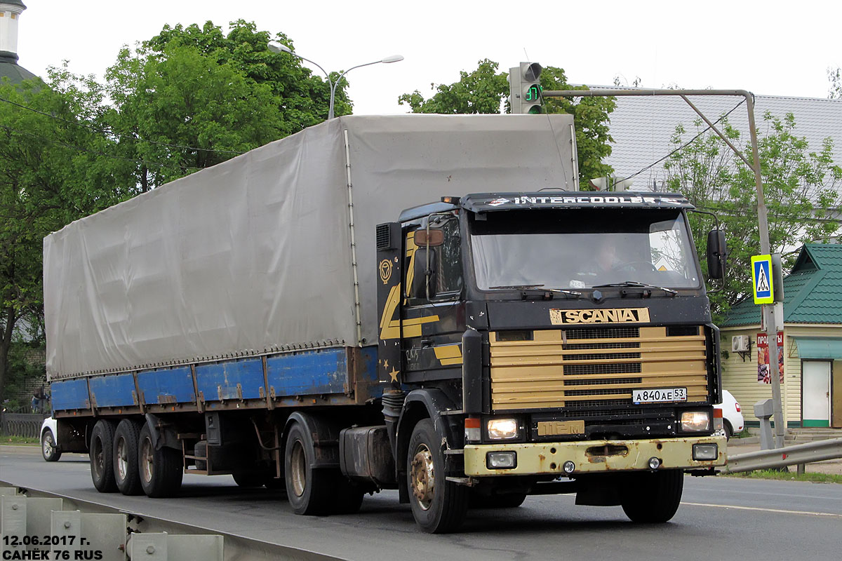 Новгородская область, № А 840 АЕ 53 — Scania (II) (общая модель)