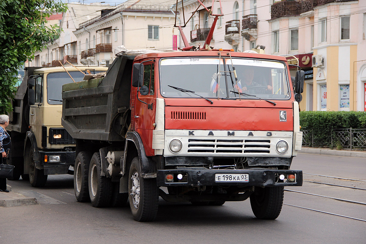 Бурятия, № Е 198 КА 03 — КамАЗ-55111 (общая модель)