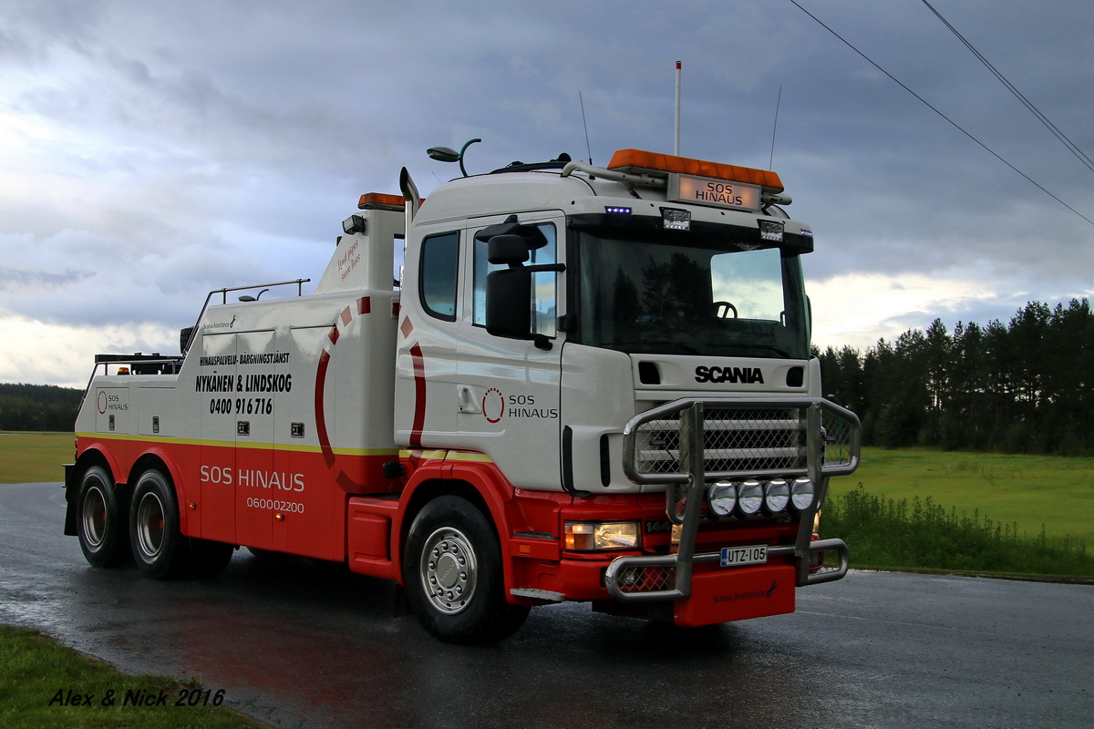 Финляндия, № UTZ-105 — Scania ('1996) R144G