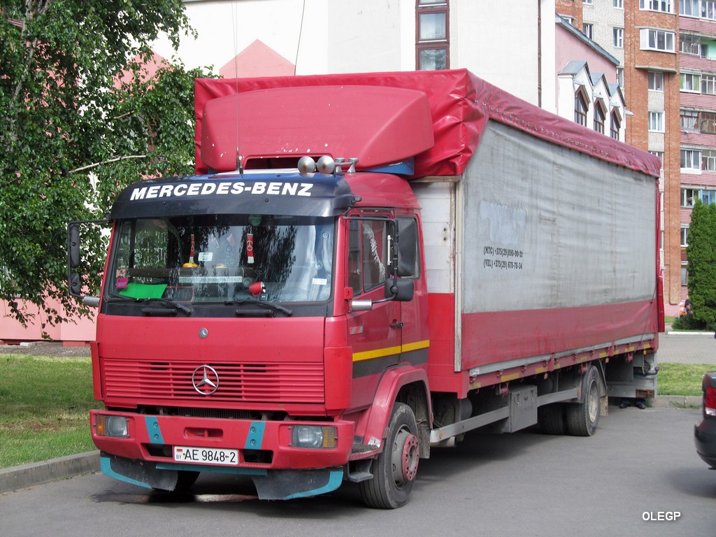 Витебская область, № АЕ 9848-2 — Mercedes-Benz LK (общ. мод.)