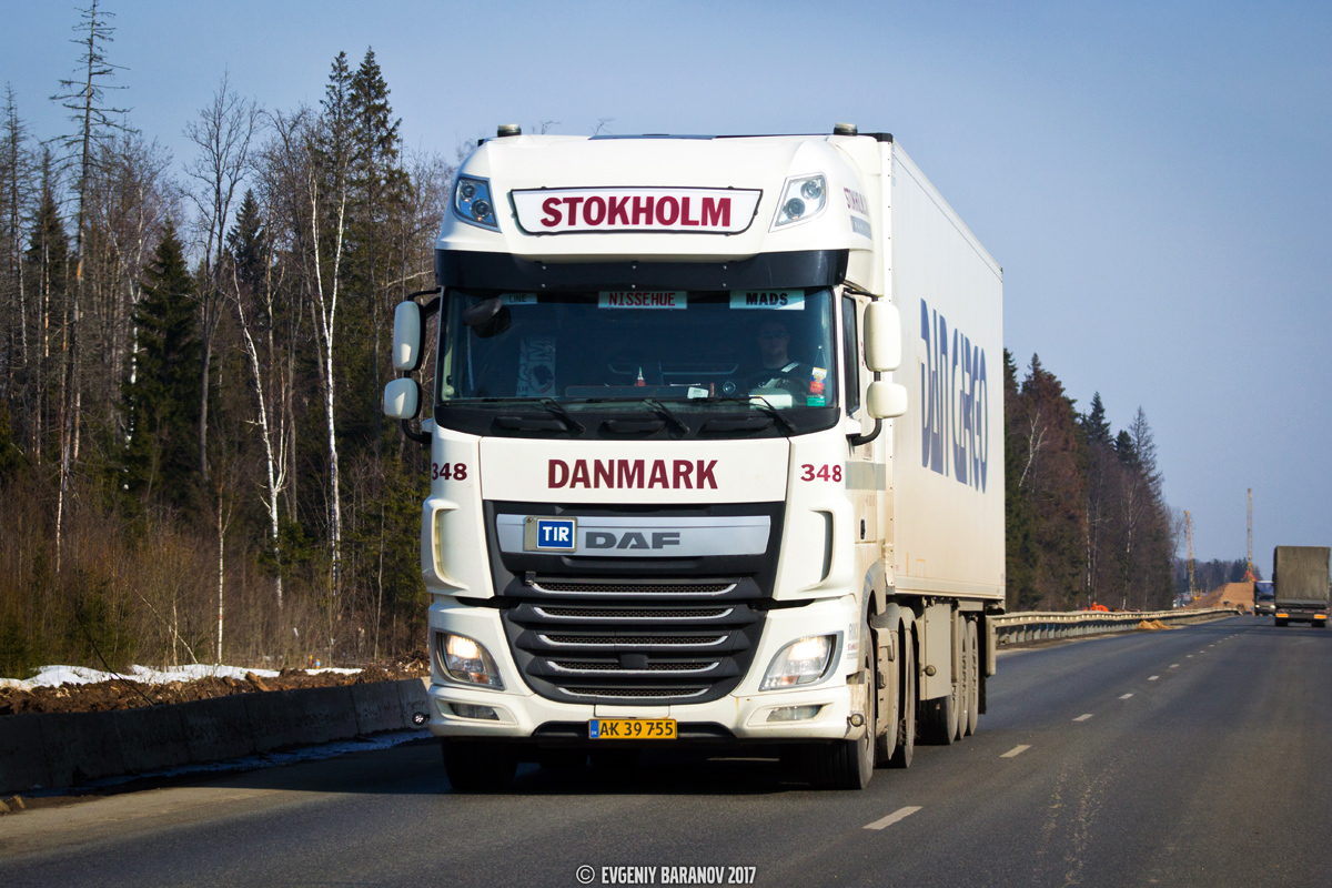 Дания, № 348 — DAF XF Euro6 FTG