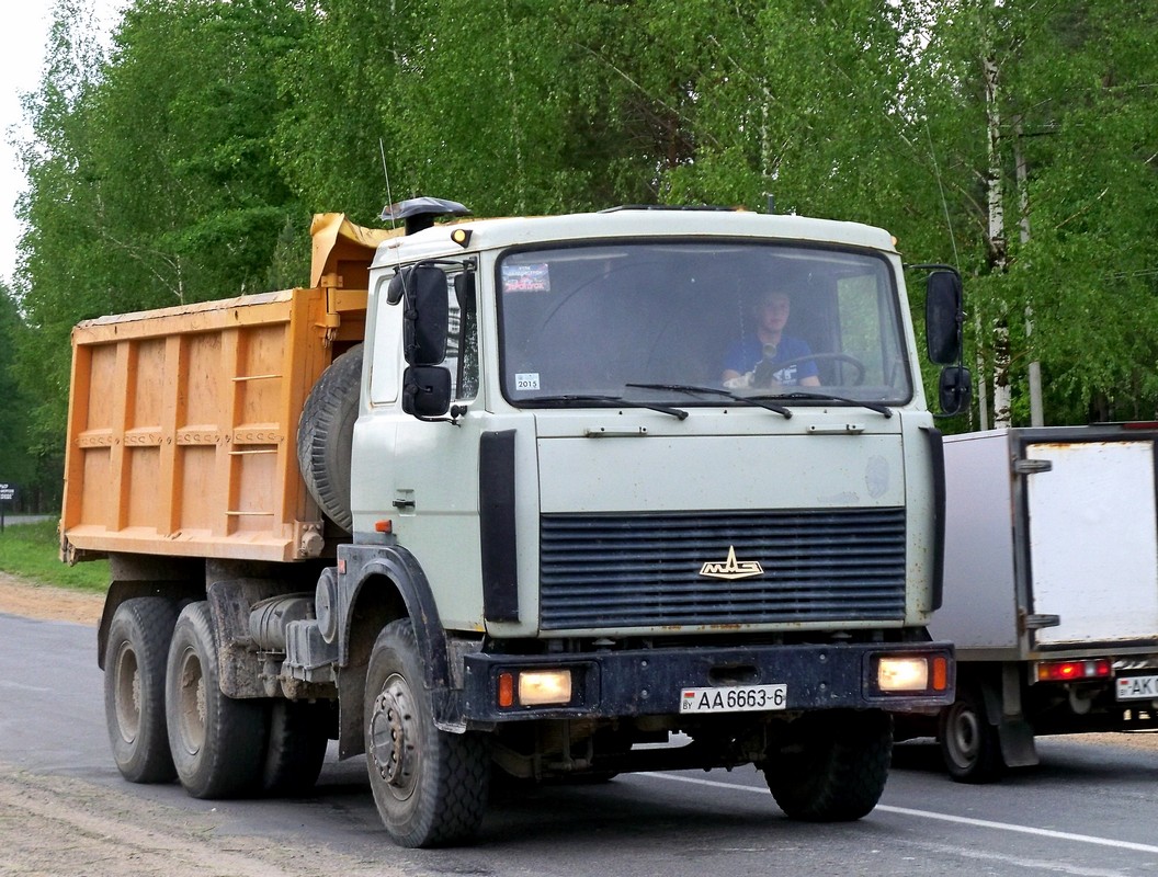 Могилёвская область, № АА 6663-6 — МАЗ-5516 (общая модель)