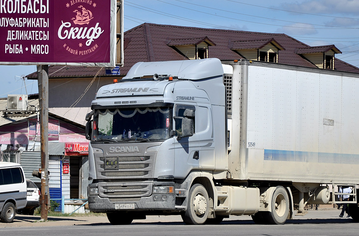Хабаровский край, № Н 549 КО 27 — Scania ('2013) G400