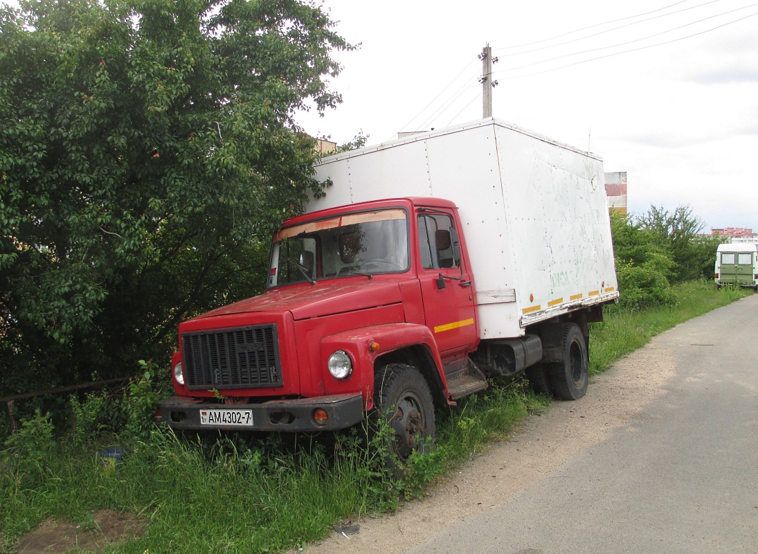 Минск, № АМ 4302-7 — ГАЗ-3307