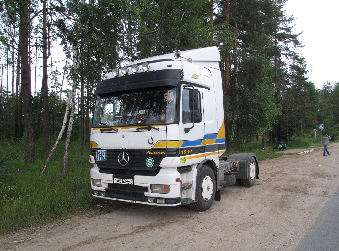 Гомельская область, № АВ 6322-3 — Mercedes-Benz Actros ('1997) 1840
