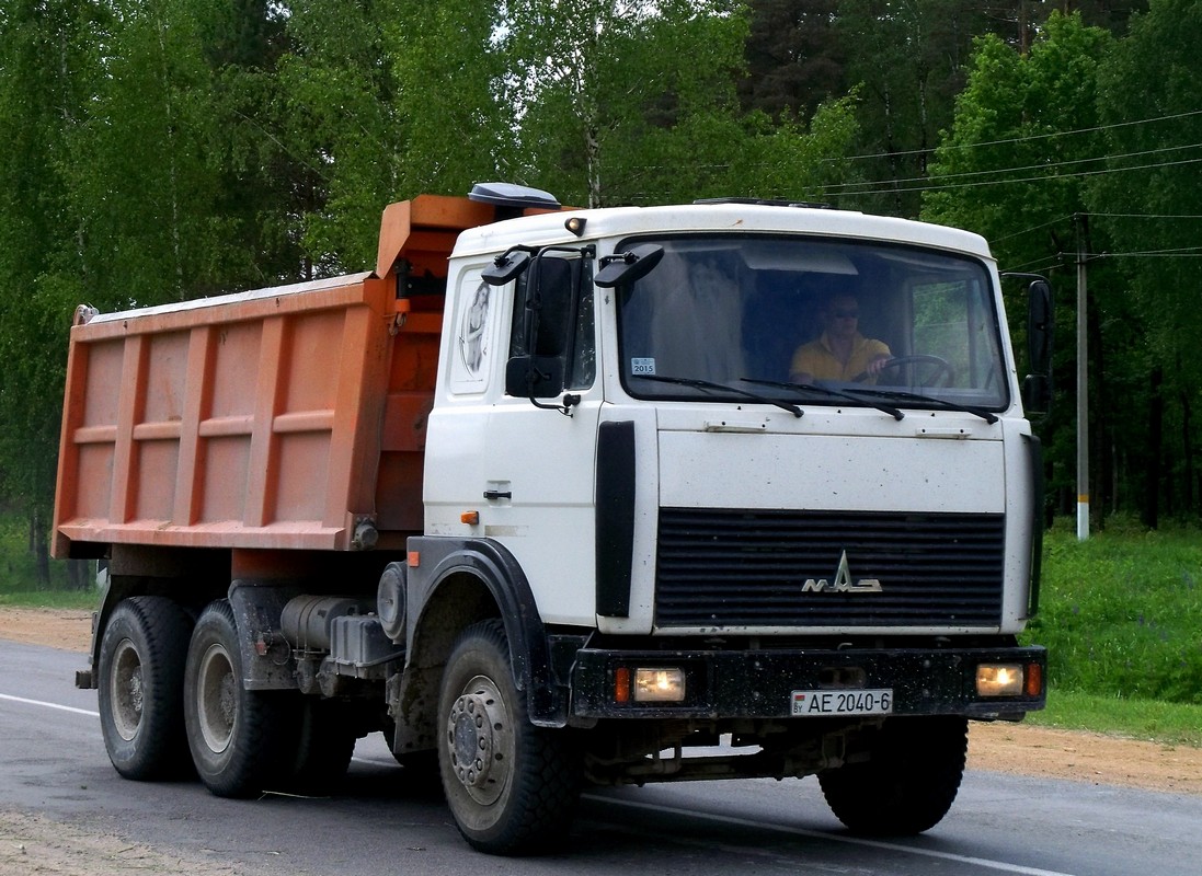 Могилёвская область, № АЕ 2040-6 — МАЗ-5516 (общая модель)
