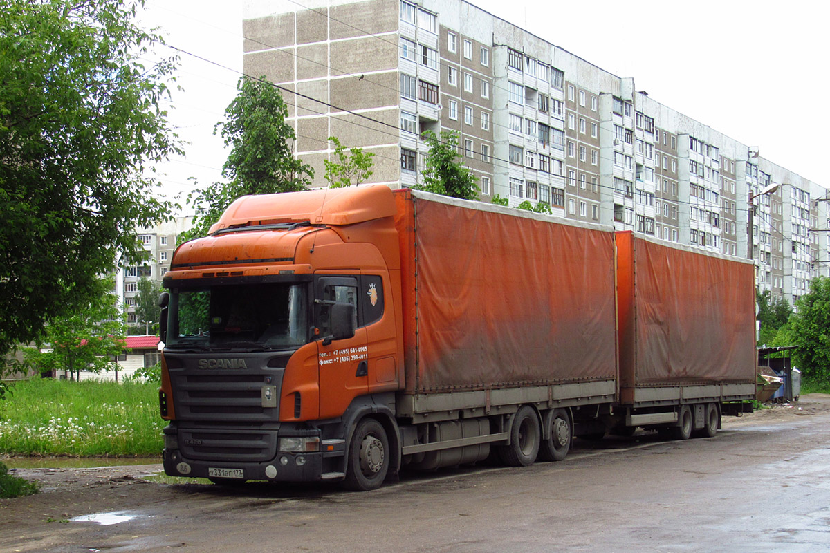 Москва, № У 331 ВЕ 177 — Scania ('2004) R420