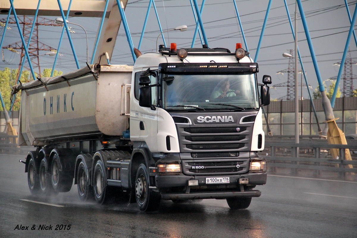 Санкт-Петербург, № В 100 КВ 178 — Scania ('2009) R500