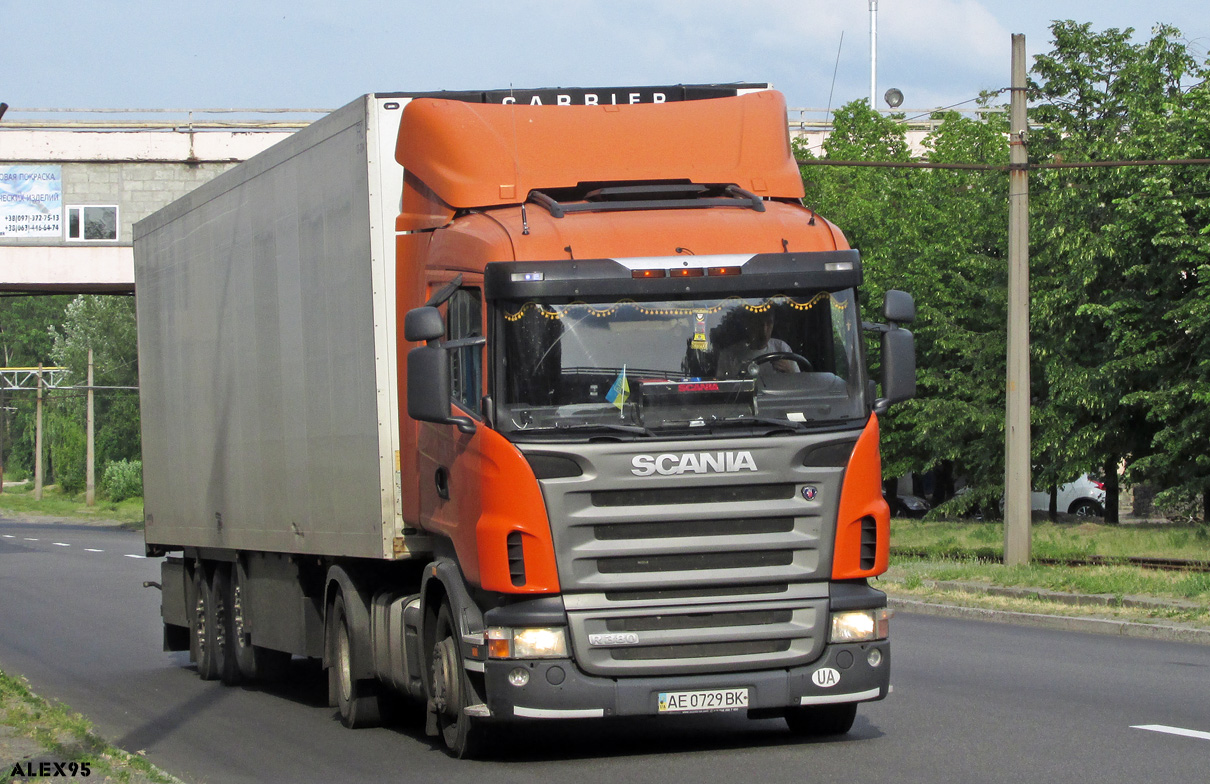 Днепропетровская область, № АЕ 0729 ВК — Scania ('2004) R380
