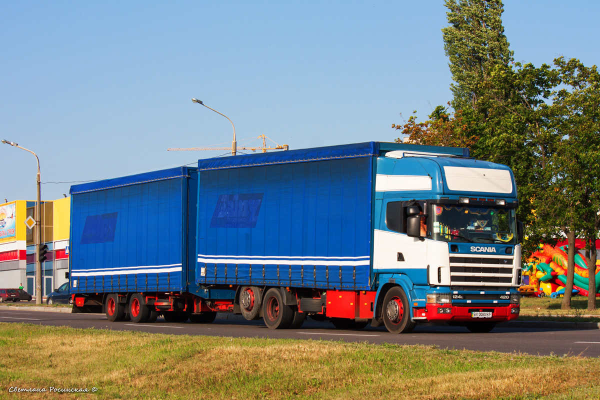 Хмельницкая область, № ВХ 0080 ВТ — Scania ('1996) R124L