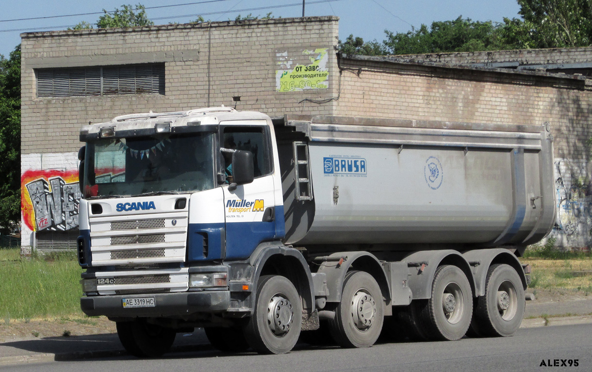 Днепропетровская область, № АЕ 3319 ЕС — Scania ('1996) R124C