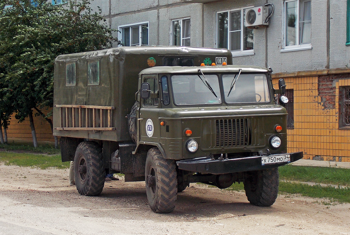 Волгоградская область, № Х 750 МО 34 — ГАЗ-66 (общая модель)
