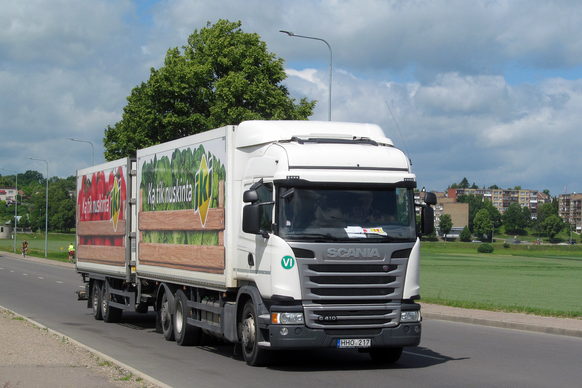 Литва, № HHO 217 — Scania ('2013) G410