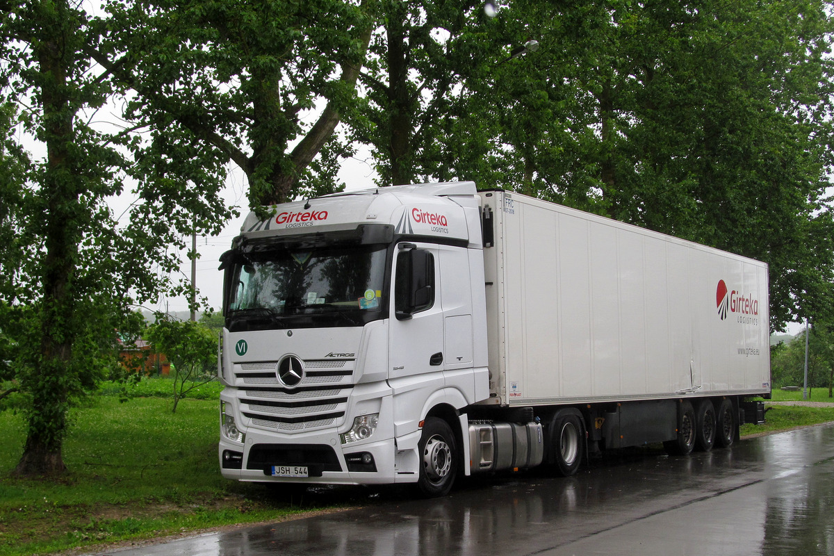 Литва, № JSH 544 — Mercedes-Benz Actros ('2011)