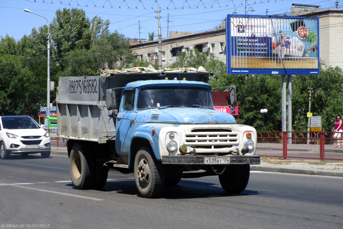 Волгоградская область, № А 535 ВТ 134 — ЗИЛ-130 (общая модель)