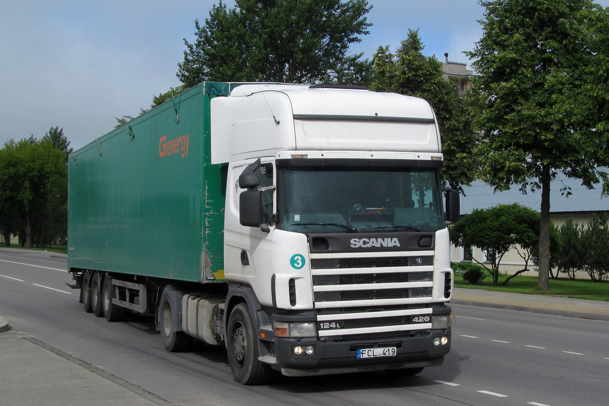 Литва, № FCL 419 — Scania ('1996) R124L