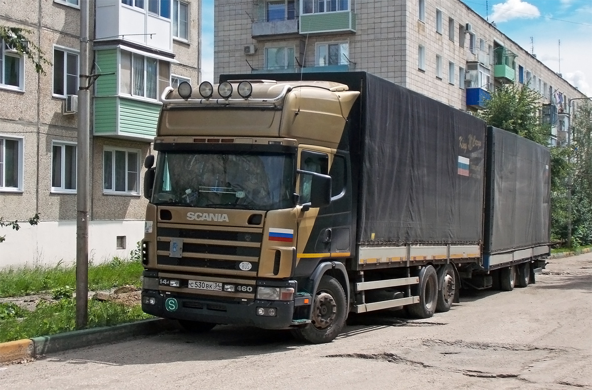 Волгоградская область, № С 530 ВК 34 — Scania ('1996) R144L