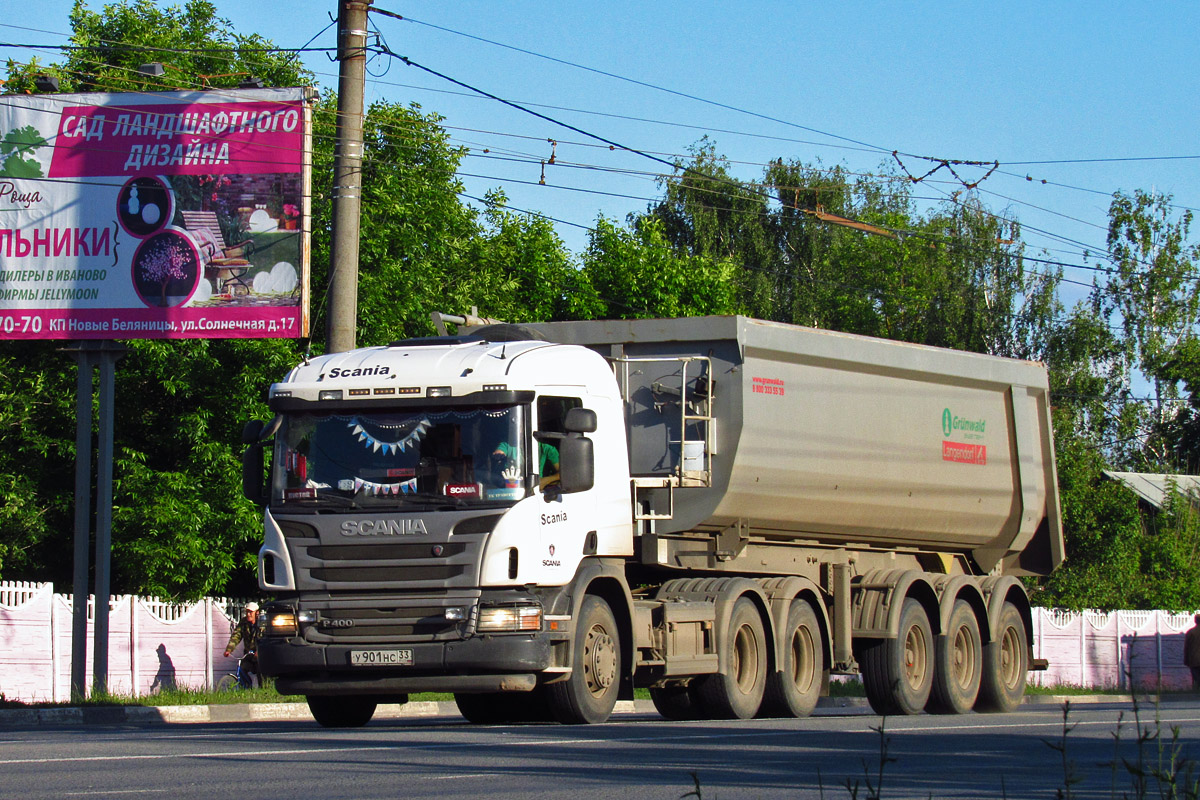 Владимирская область, № У 901 НС 33 — Scania ('2011) P400