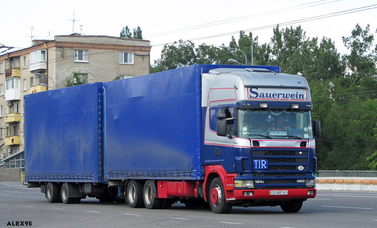 Черновицкая область, № СЕ 8087 АІ — Scania ('1996) R124L