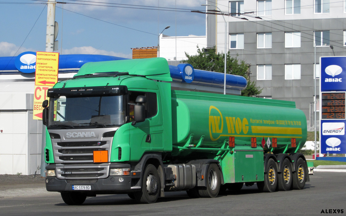Волынская область, № АС 5378 ВО — Scania ('2009) G420