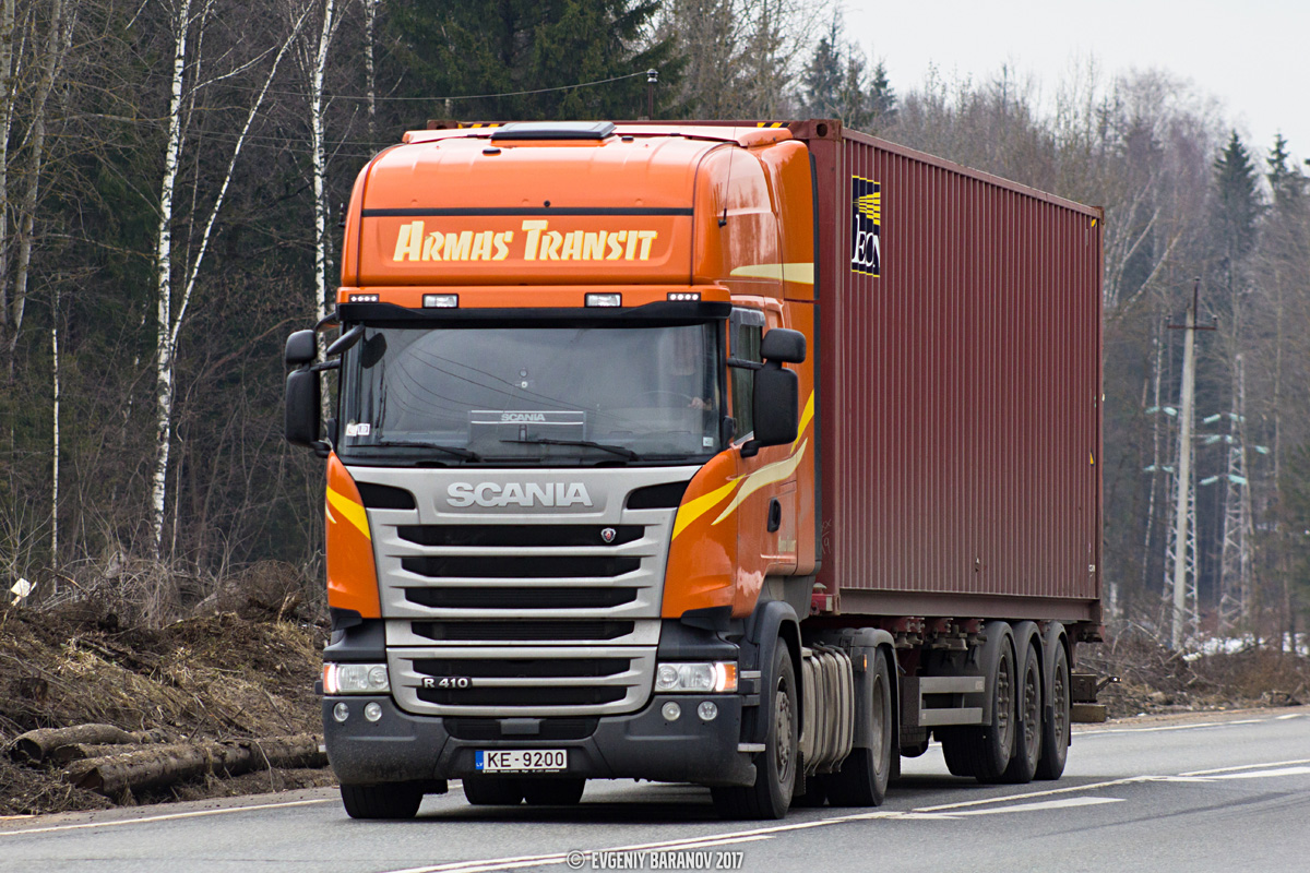 Латвия, № KE-9200 — Scania ('2013) R410