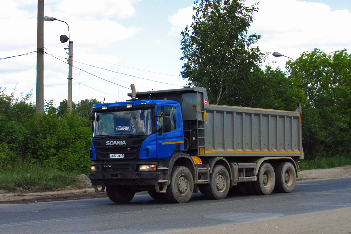 Ивановская область, № А 832 МВ 37 — Scania ('2011) P400